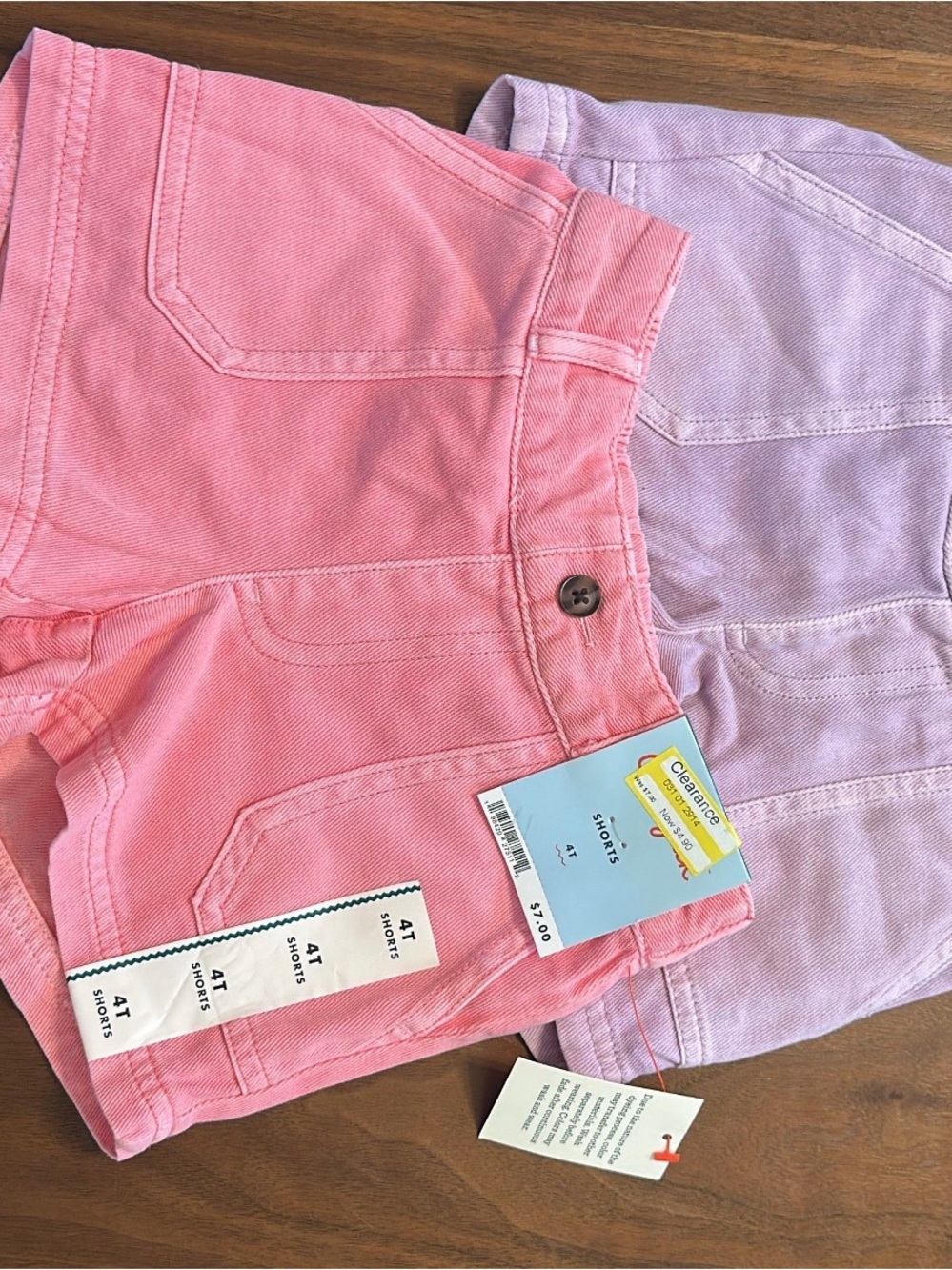 Cat & Jack Pink and Lilac Kids Shorts - Dual Pack